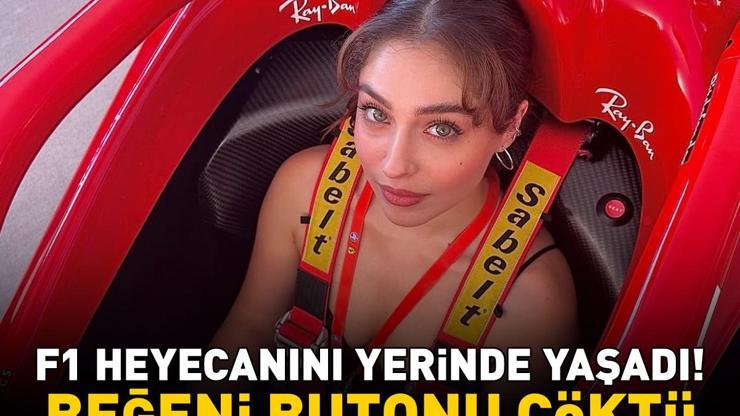 Güller ve Günahların Zeynepi Cemre Baysel, İtalyada F1 heyecanını yerinde yaşadı