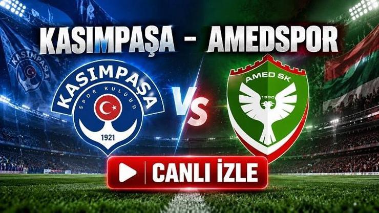 KASIMPAŞA - AMEDSPOR MAÇI CANLI İZLE: Kasımpaşa - Amedspor maçı ne zaman, saat kaçta hangi kanalda