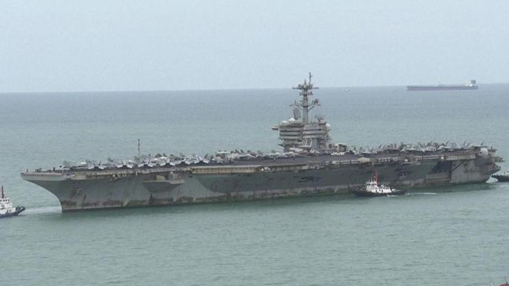 ABD gemisi USS Abraham Lincoln Taylandda temizlendi