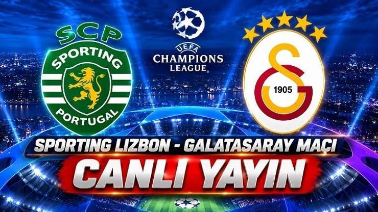 SPORTING LIZBON - GALATASARAY MAÇI CANLI İZLE | Galatasaray maçı şifreli mi, şifresiz mi, saat kaçta Şampiyonlar Ligi Galatasaray Maçı canlı yayın ekranı