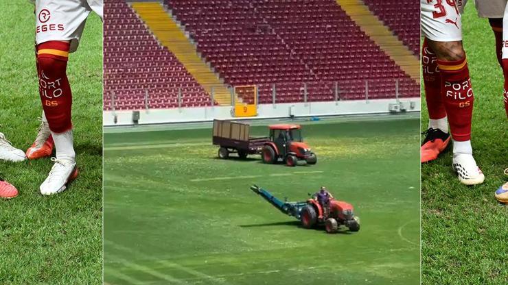 Galatasaray, Barcelona maçı öncesi stadyum zeminini yeniliyor