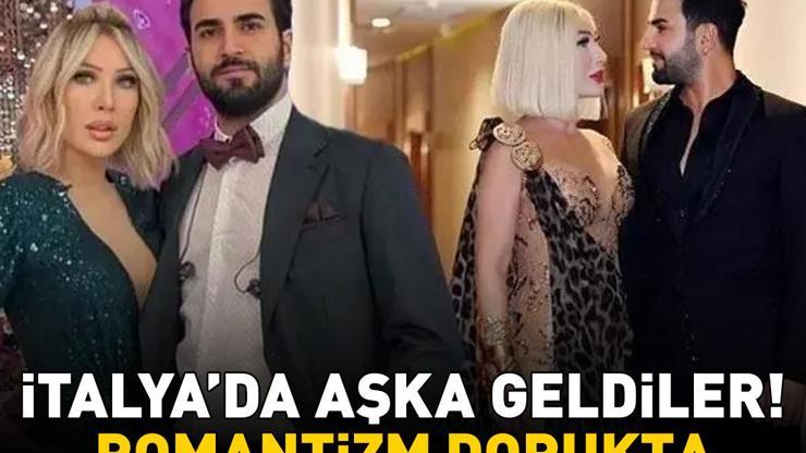 Seda Sayan ve 25 yaş küçük eşi Çağlar Öktenden İtalyada aşk dolu poz ROMANTİZM DORUKTA