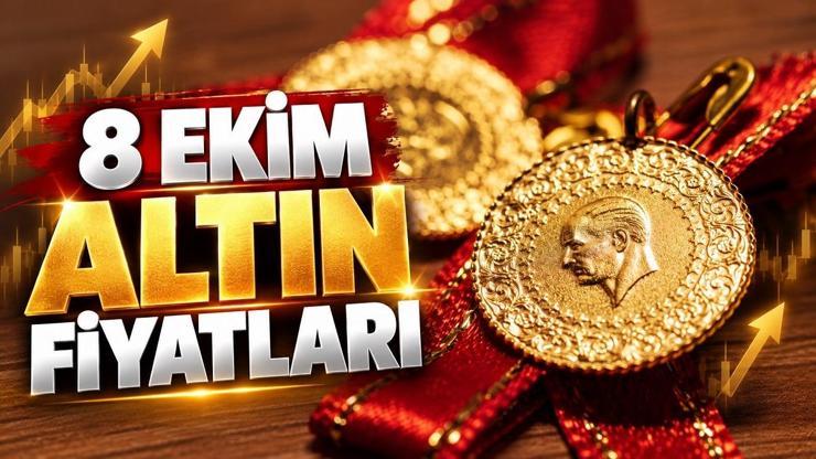 8 EKİM ALTIN FİYATLARI CANLI | Kapalıçarşıda Gram, Çeyrek ve Cumhuriyet Altını Ne Kadar, Kaç TL