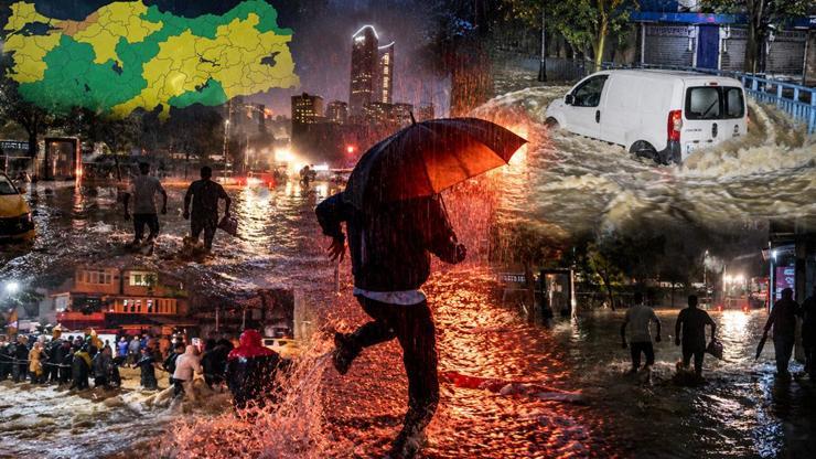 SON DAKİKA | İstanbulu sağanak vurdu Yollar göle döndü, araçlar mahsur kaldı | Selden acı haber 14 yaşındaki çocuk hayatını kaybetti
