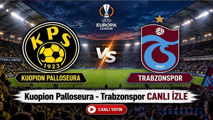 KUOPION PALLOSEURA - TRABZONSPOR CANLI İZLE| Konferans Ligi Trabzonspor Maçı TRT 1 Şifresiz & Canlı İzle İşte Maç Kadrosu