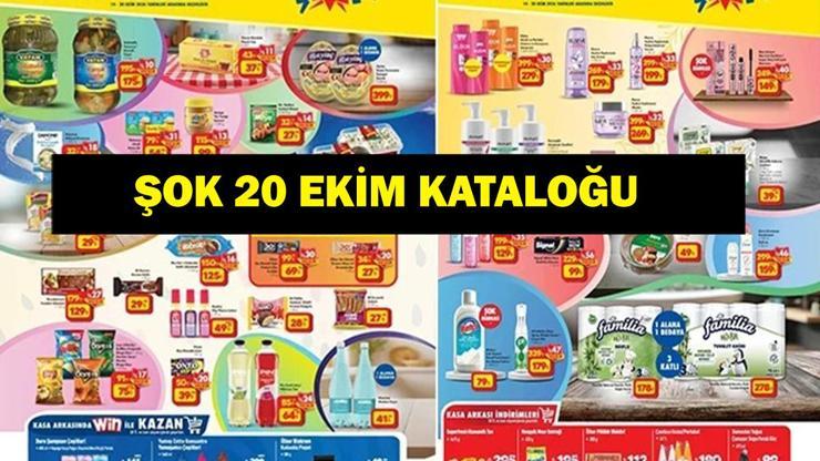 ŞOK 20 EKİM AKTÜEL KATALOĞU: ŞOKta Gelecek Hafta Neler Var 20 Ekim ŞOK Aktüel Ürünler Kataloğu