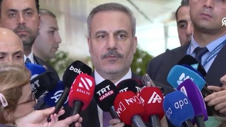 Bakan Fidandan Baküde Azerbaycan mesajı: Sorunlarımızı medeni şekilde konuşuruz