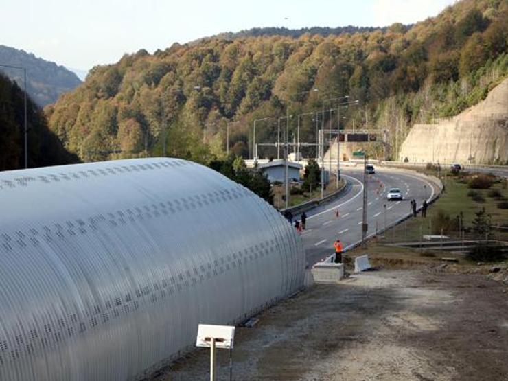 Bolu Dağı Tünelinin İstanbul yönü 60 metre uzatılacak