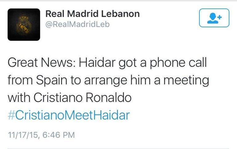 Ronaldo Haydarla buluşuyor