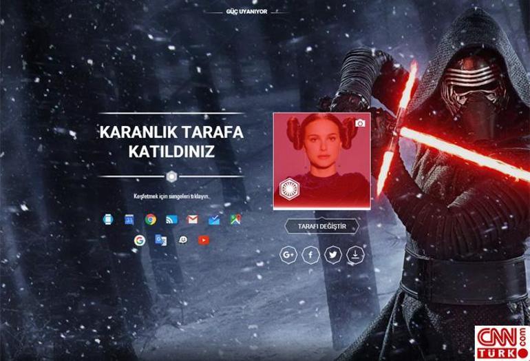 Google kullanıcılarına Star Wars deneyimi