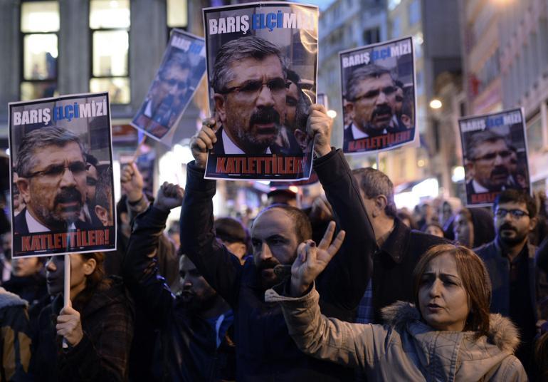 Tahir Elçi protestosuna polis müdahalesi