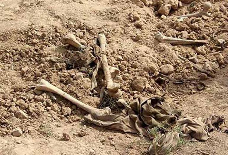 Şengal yakınlarında Ezidilere ait toplu mezar bulundu