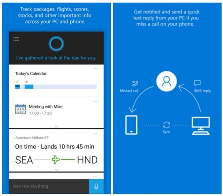 Microsoft Cortana yayınlandı