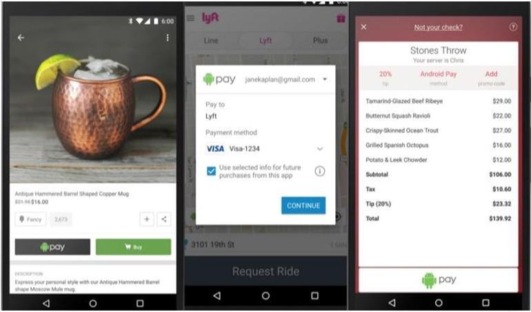 Android Pay ile ödeme yapmak mümkün