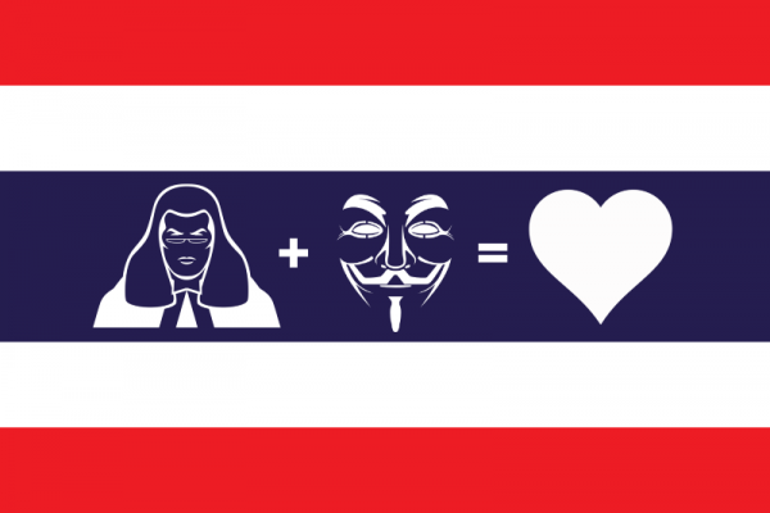 Anonymous, şimdi de Tayland’a yöneldi