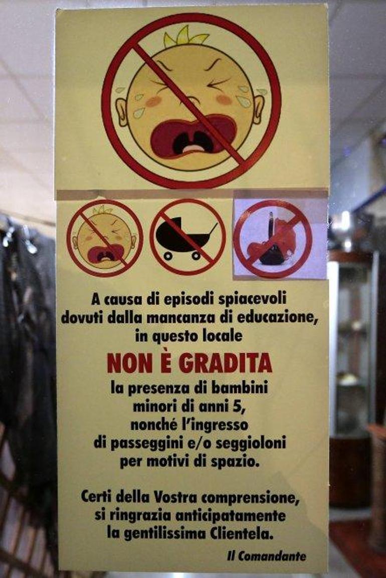 Restoranlara çocukların girmesi yasaklandı
