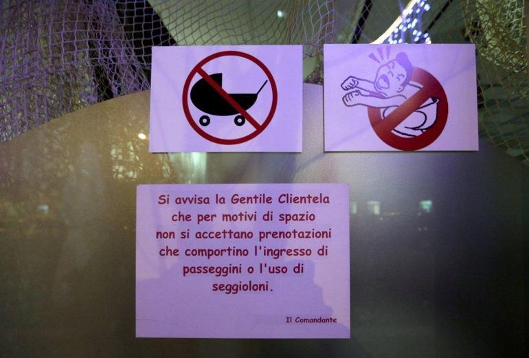 Restoranlara çocukların girmesi yasaklandı