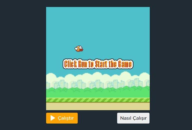 Flappy Bird oyununu kaç dakikada yazabilirsiniz