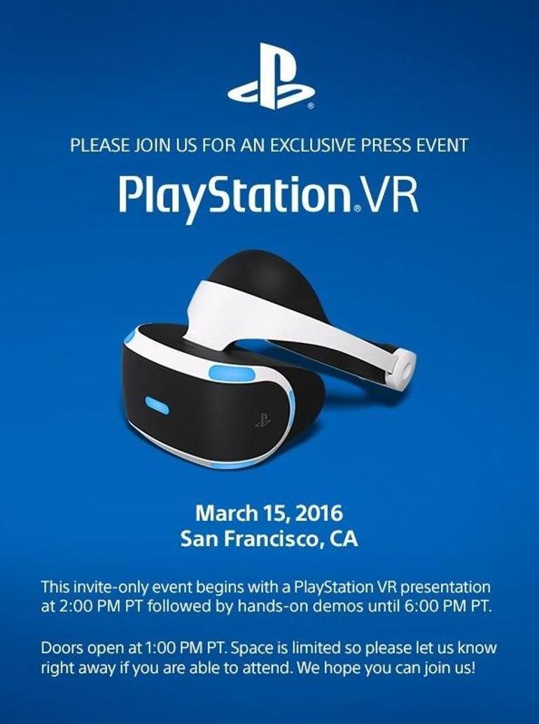 Sony PlayStation VR geliyor