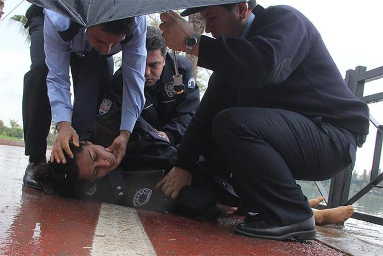 Adanada ölmek isteyen kadını komiser hayata döndürdü