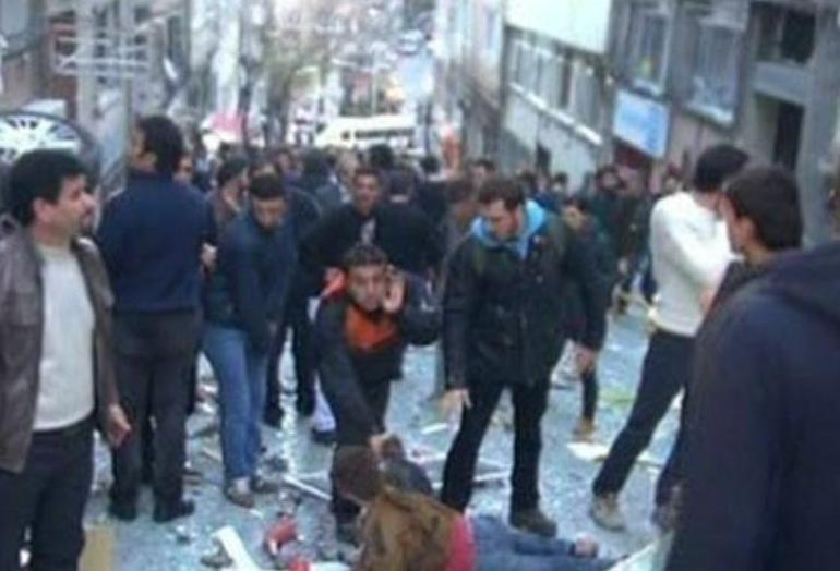 İstiklal Caddesinde canlı bomba saldırısı