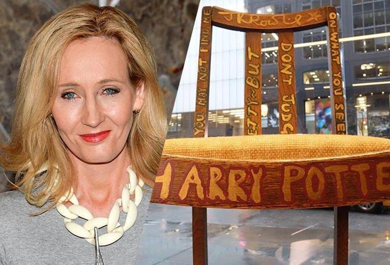 Harry Potterın yazıldığı sandalye 400 bin dolara satıldı