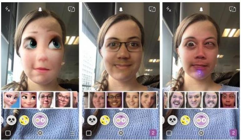 Snapchate yüz değiştirme efekti geldi