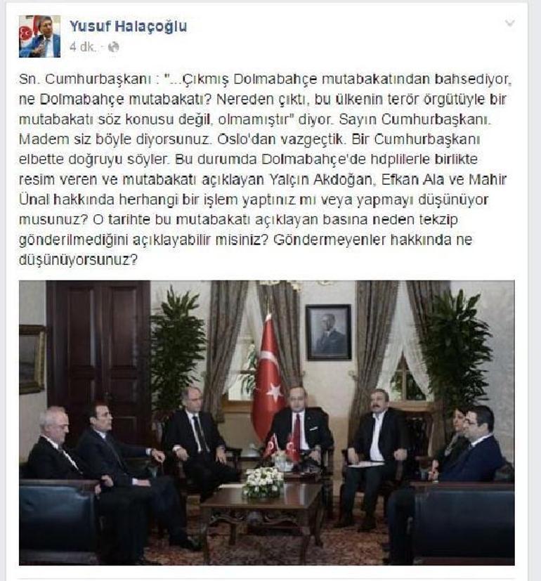 Halaçoğlu: Akdoğan, Ala ve Ünal hakkında herhangi bir işlem yaptınız mı