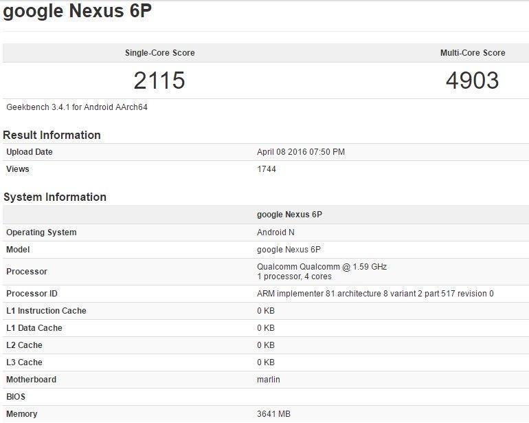 Nexus 6Pye Snapdragon 820 dopingi