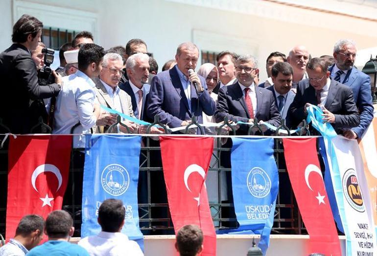 Cumhurbaşkanı Erdoğan, Kısıklıya helikopterle geldi