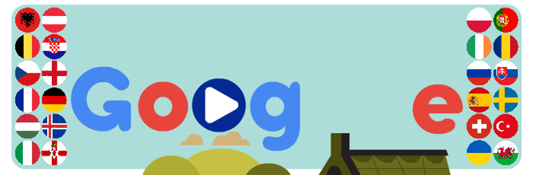 Googledan Euro 2016 doodleları