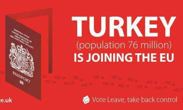 İngilterede ABden ayrılma yanlıları Türkiyeyi hedef aldı