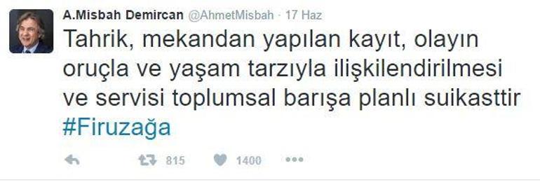Ahmet Hakan, Ahmet Misbah Demircana isyan etti