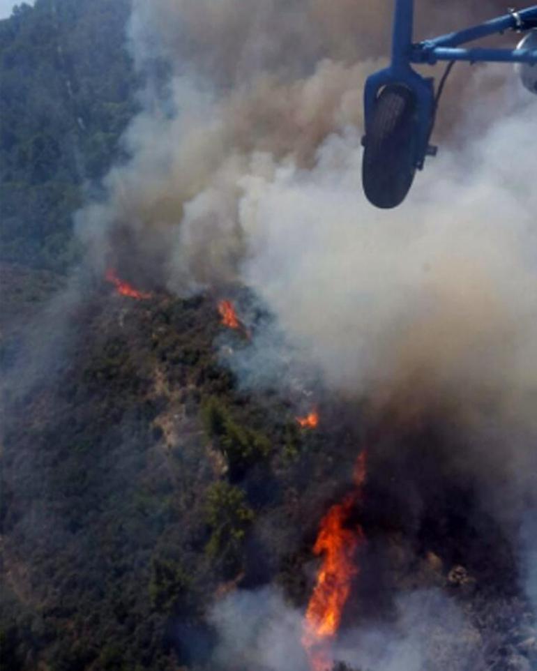 Antalya Kumlucada yangın çıktı