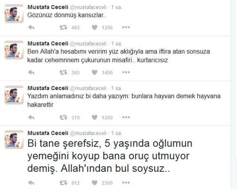 Mustafa Ceceli: Ben Allah’a hesabımı veririm