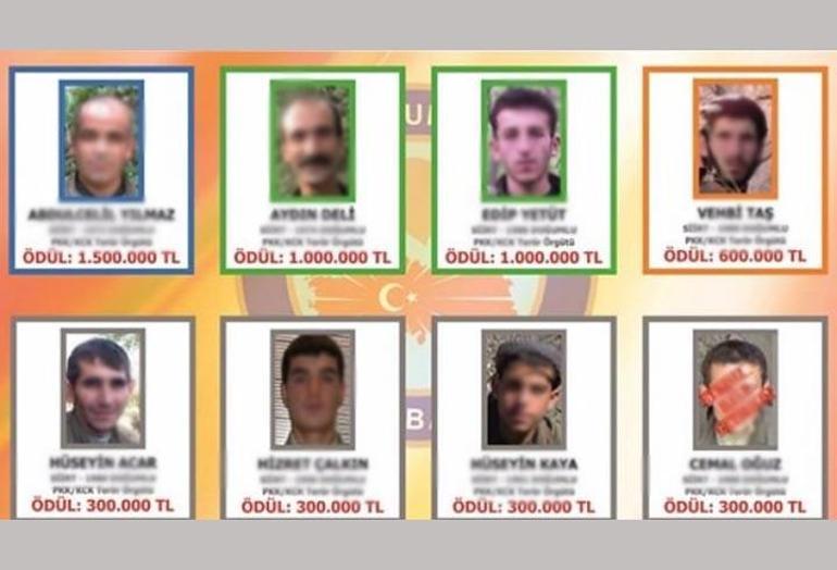 Valilikten PKKlıları ihbar edin broşürü: 4 milyon liraya kadar ödül