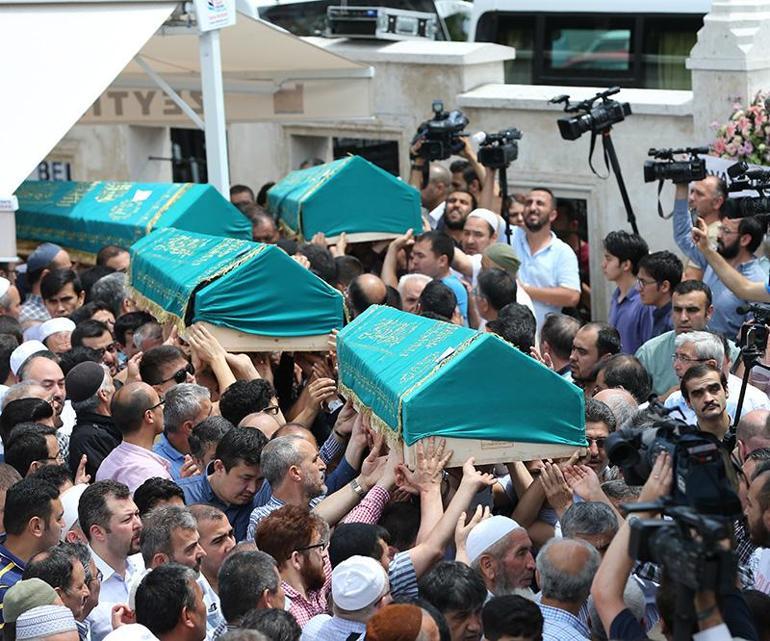 Atatürk Havalimanı saldırısının kurbanları son yolculuklarına uğurlanıyor