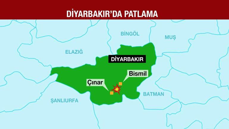 Diyarbakır Çınardaki Trafik Merkezine bombalı araçla saldırı