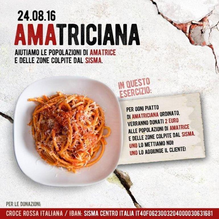 İtalyada “Amatriciana” kampanyası