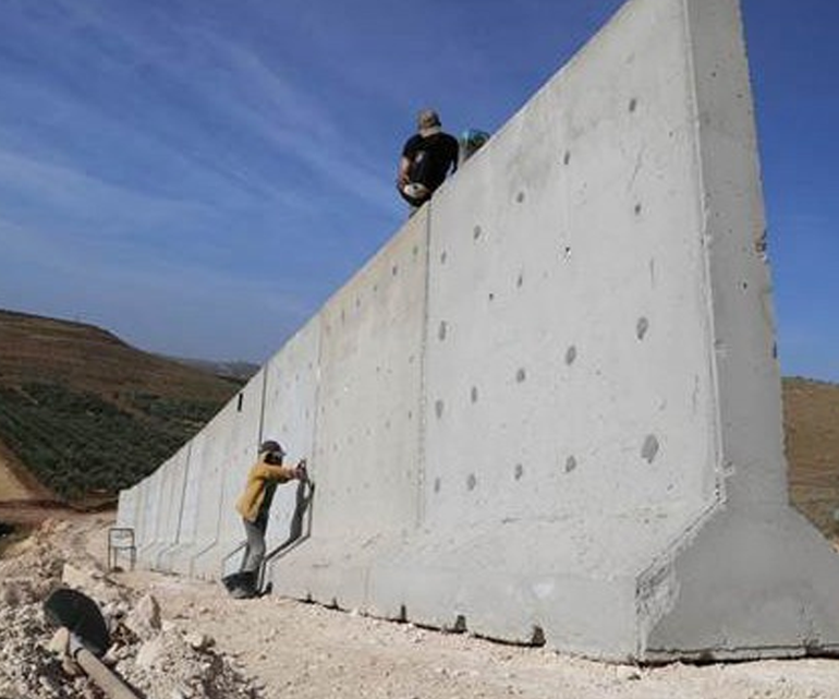 Suriye sınırının tamamı duvarla örülecek