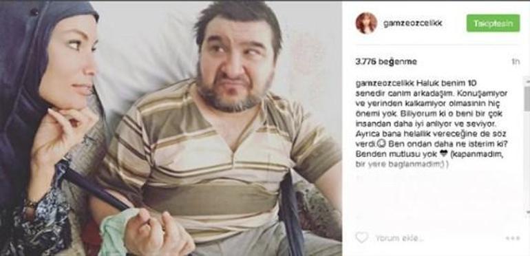 Gamze Özçelikin kapalı hali dikkat çekti