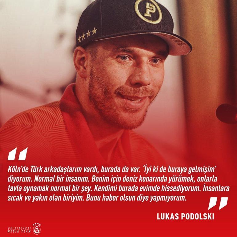 Lukas Podolski: İyi ki de buraya gelmişim