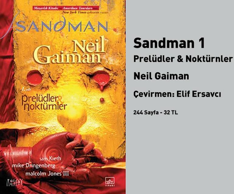 Tüm zamanların en popüler grafik romanı Sandman Türkçede
