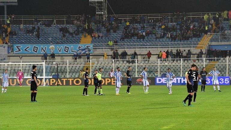 Deprem İtalyada Serie A maçını durdurdu