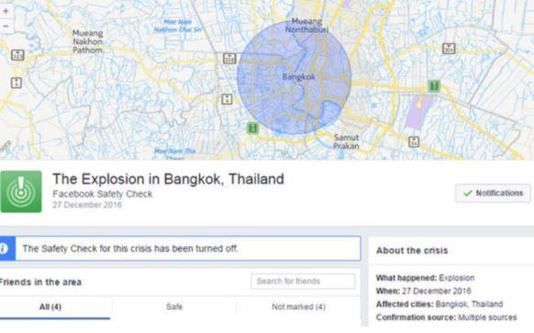 Maytabı bomba zanneden Facebook Tayland’ı karıştırdı