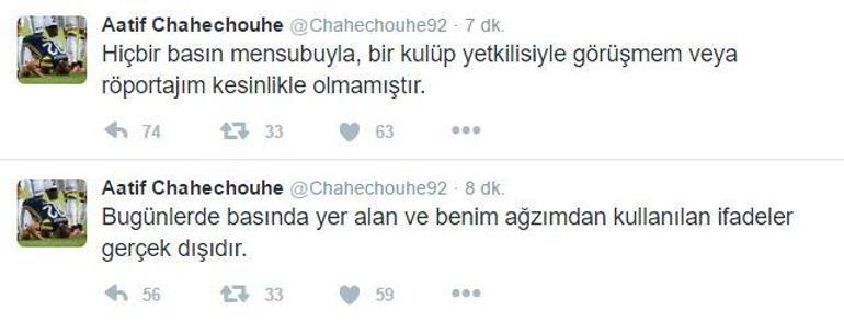 Aatıf Chahechouhe Trabzonsporu yalanladı