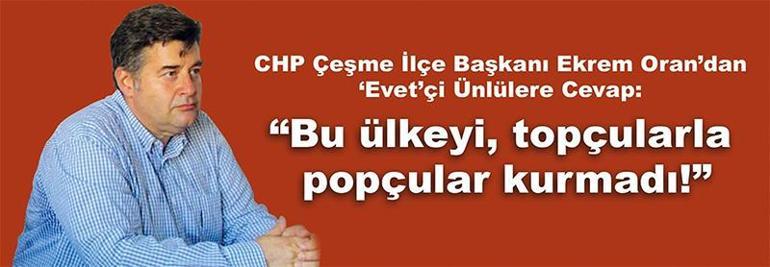 CHPli başkanın Rıdvan Dilmen tepkisi: Bu ülkeyi topçularla, popçular kurmadı