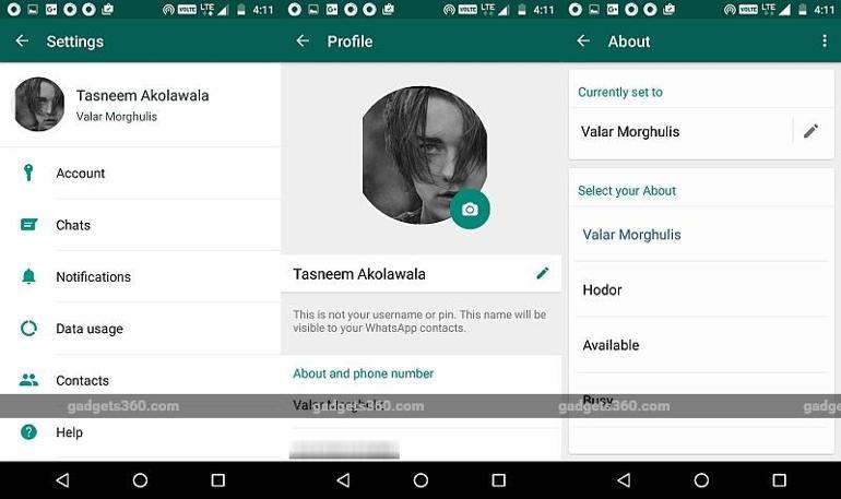 WhatsApp durum özelliği  Androide geri döndü