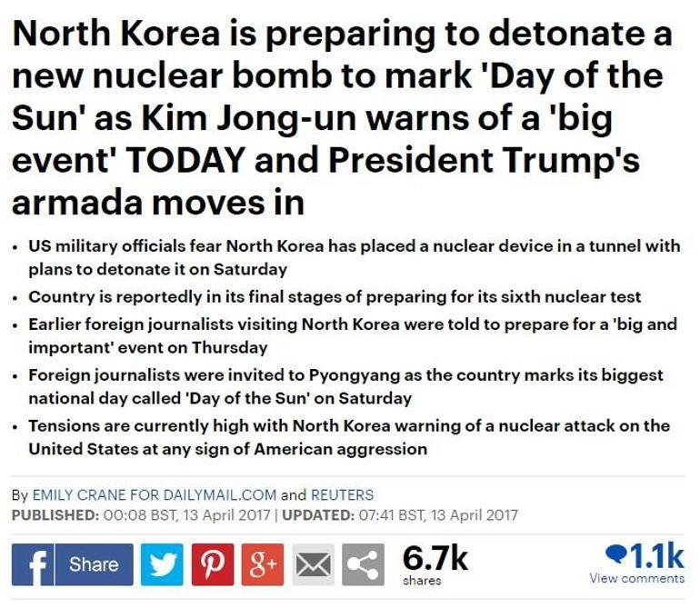 Kuzey Kore yalanı