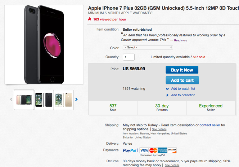 iPhone 7 Plusın fiyatında 180 dolar indirim